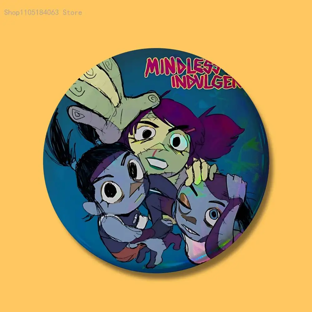 M-Mindless Self Indulgence Jimmy Badges Button Round Creative Pin Brooch Badge Bag Decor Accessories Fans Collect Friends Gifts view 4