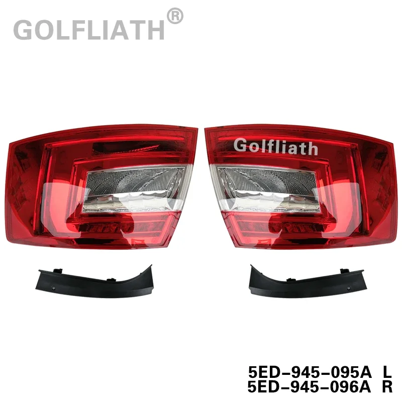Auto Körper Teile Auto Stop Rücklicht Rücklicht Äußere Rücklicht Bremslicht für Skoda Octavia 2014-2017 5ED945095A/5ED945096A