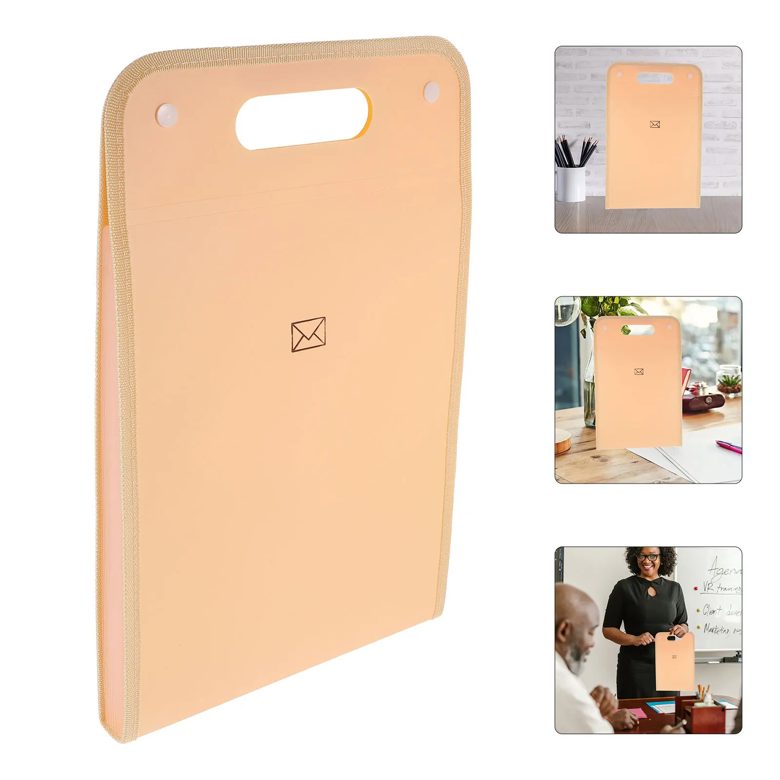 

1Pcs Plastic Clips for Bill Schedule Book Office Home Tidy Organizer Many Quantities Apricot Yellow Clips Bill