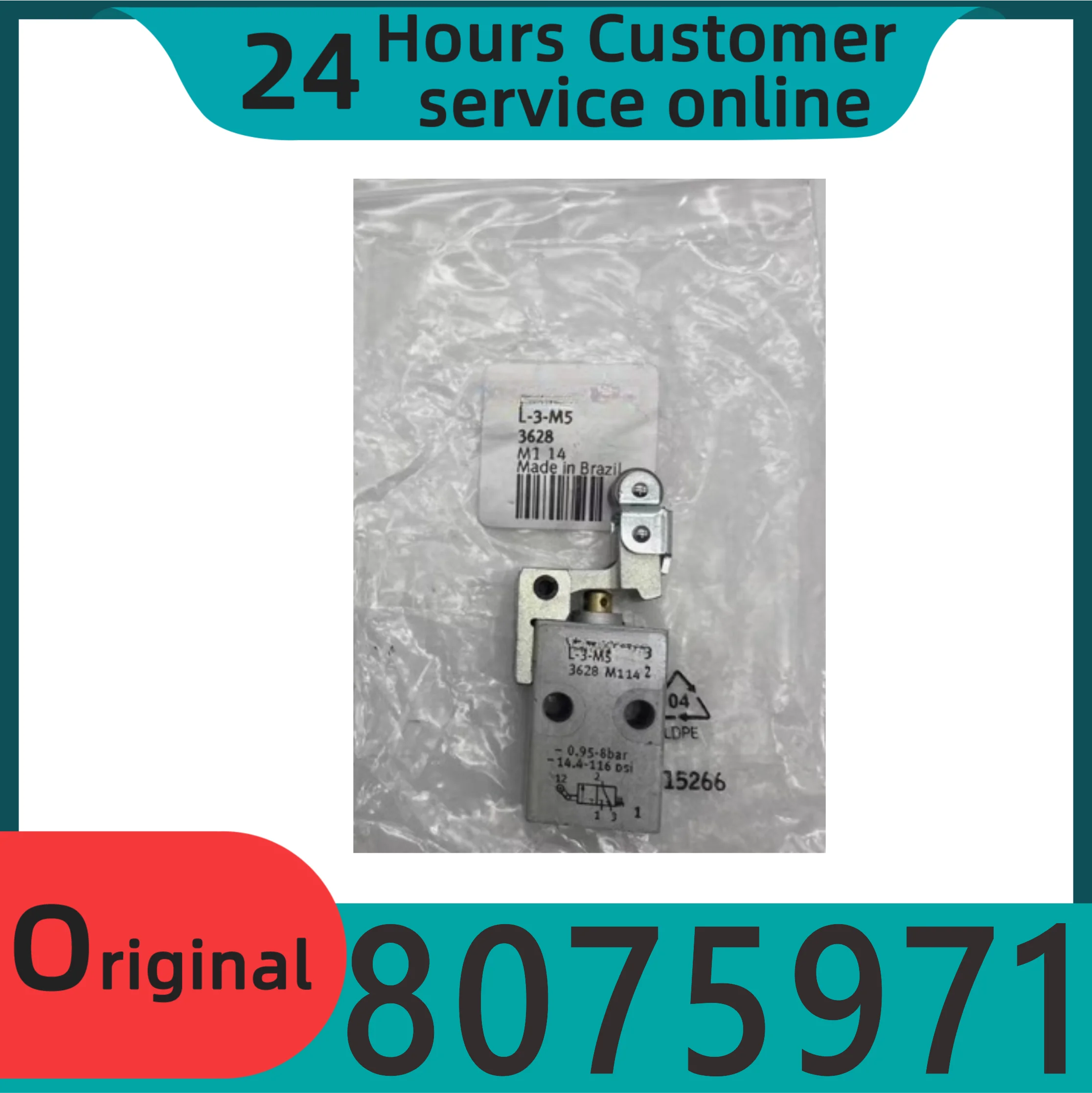 

Brand new original compact cylinder ADN-40-50-A-P-A-C 8075971