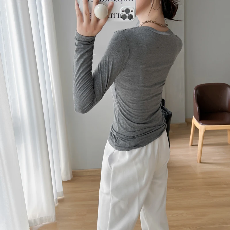 レディース長袖ドレス,レディースTシャツ,秋冬服,ファッションウェア,送料無料