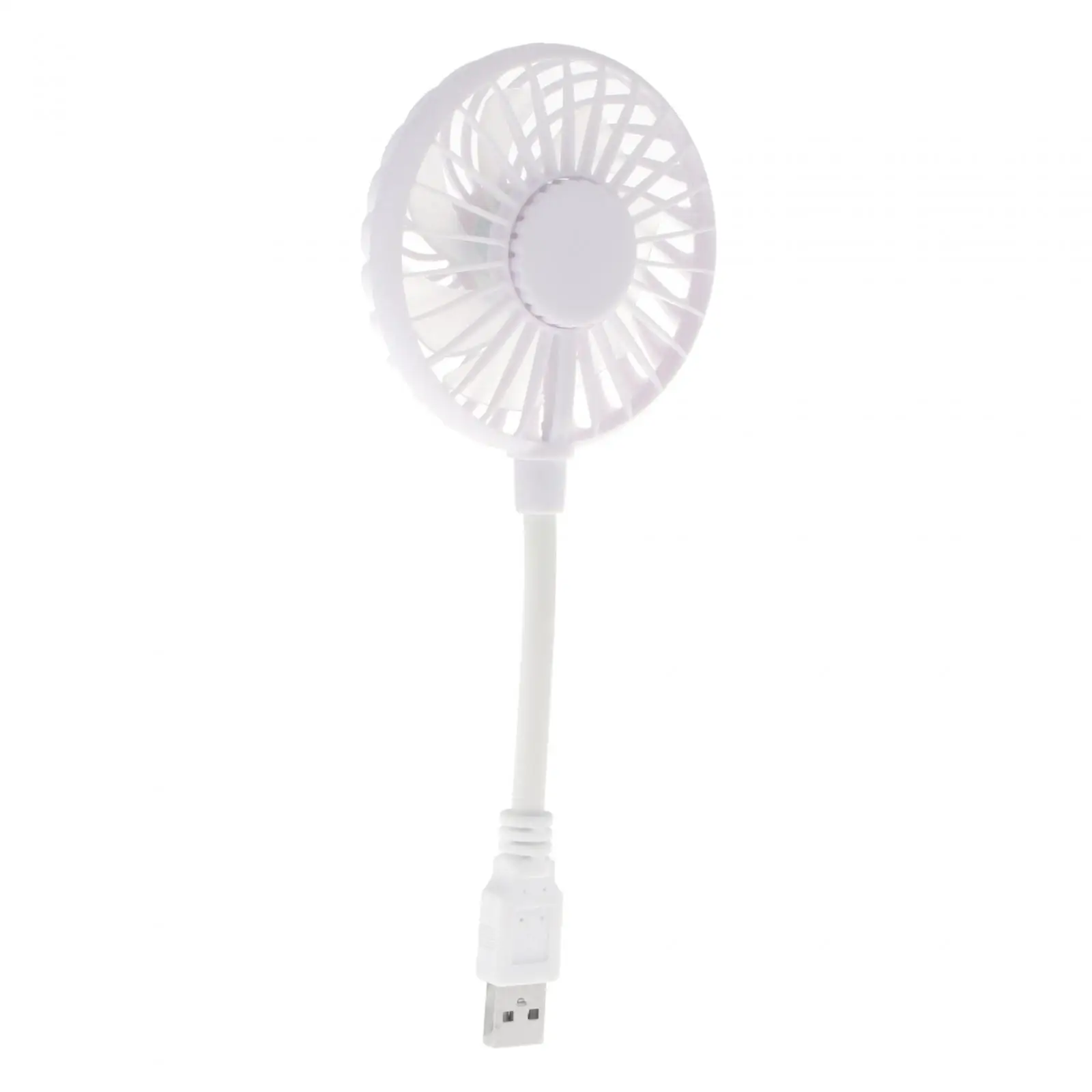 Mini Portable USB Fan Desk Fan Bendable Cable Brushless Motor Pocket Fan for Elevator, Queue, Commuting Multipurpose
