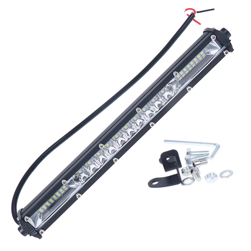 4x4 Off road Led Light Bar Super Slim Flood 450W 12V 24V 12 inch Driving Fog LED Work Lamp For Auto ATV SUV Tractor Boat Jeep