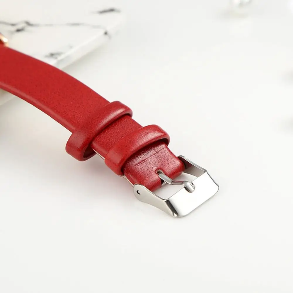 Quartz Wristwatches Fashion PU Leather Analogue Women's Watches 7 Colors Quartz Wristwatches Ladies