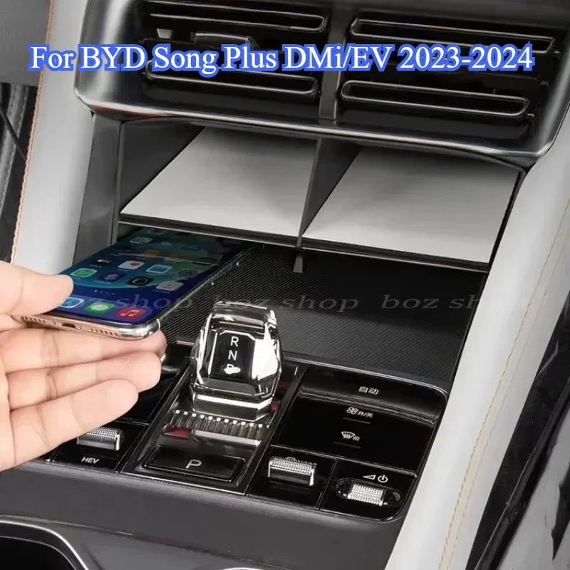 

For BYD Song Plus DMi/EV Seal U Sealion 6 Central Control Armrest Front Storage Box Car Pressure Resistant Waterproof Storage