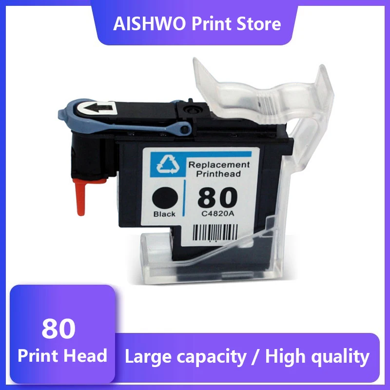 HTL Black C4820A C4821A C4822A C4823A printhead for HP80 Designjet 1000 1050c 1055 Ink Cartridge print Head for hp 80 cartridge