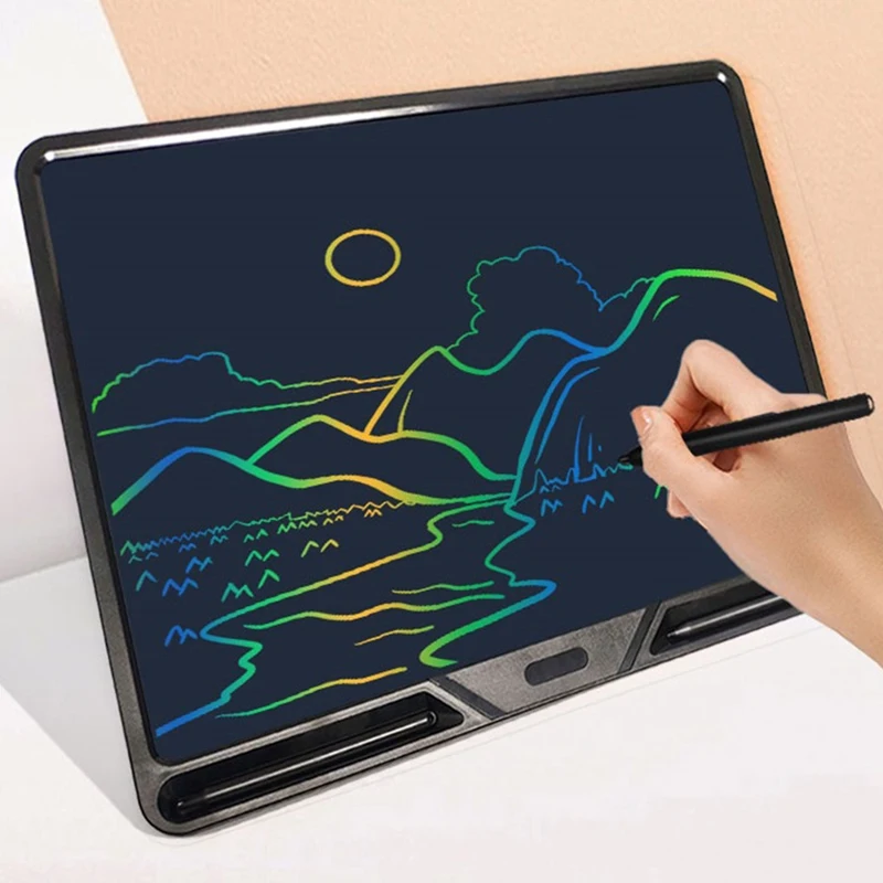 20 Inch Rechargeable LCD Electronic Drawing Board Colorful Writing Board Graffiti Handwriting Board Drawing Board