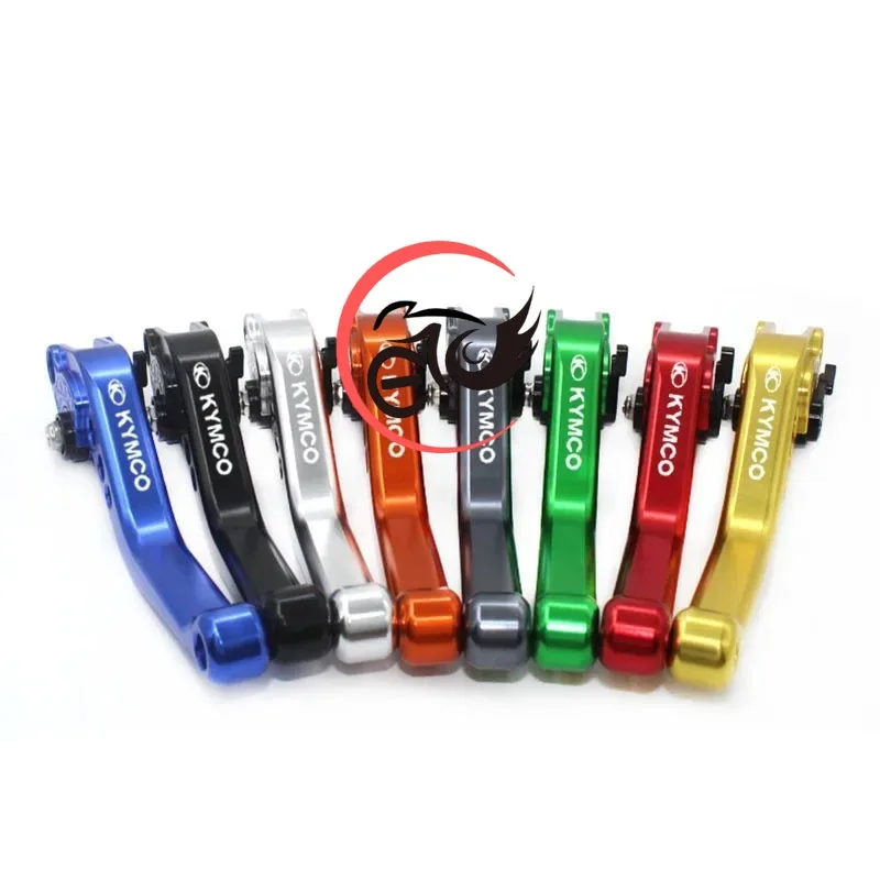 

with logo Motorcycle Adjustable Brake Clutch Levers Short For KYMCO DOWNTOWN XCITING K-XCT CK250T 300 CK300T ABS 400 500RI S400