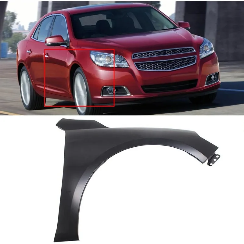 Крыло, совместимое с Malibu 2016-2022, передняя правая пассажирская сторона, грунтованная сталь, замена OEM 84166457.