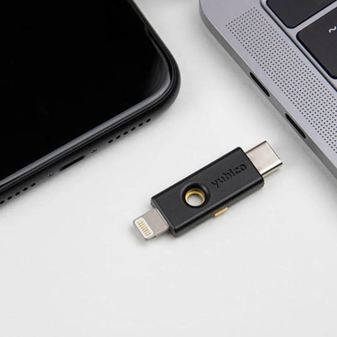 YubiKey  Yubico 5Ci，Phishing Resistant Strong Two-factor And Multi-factor AuthenticationSupports WebAuthn/FIDO2, FIDO U2F