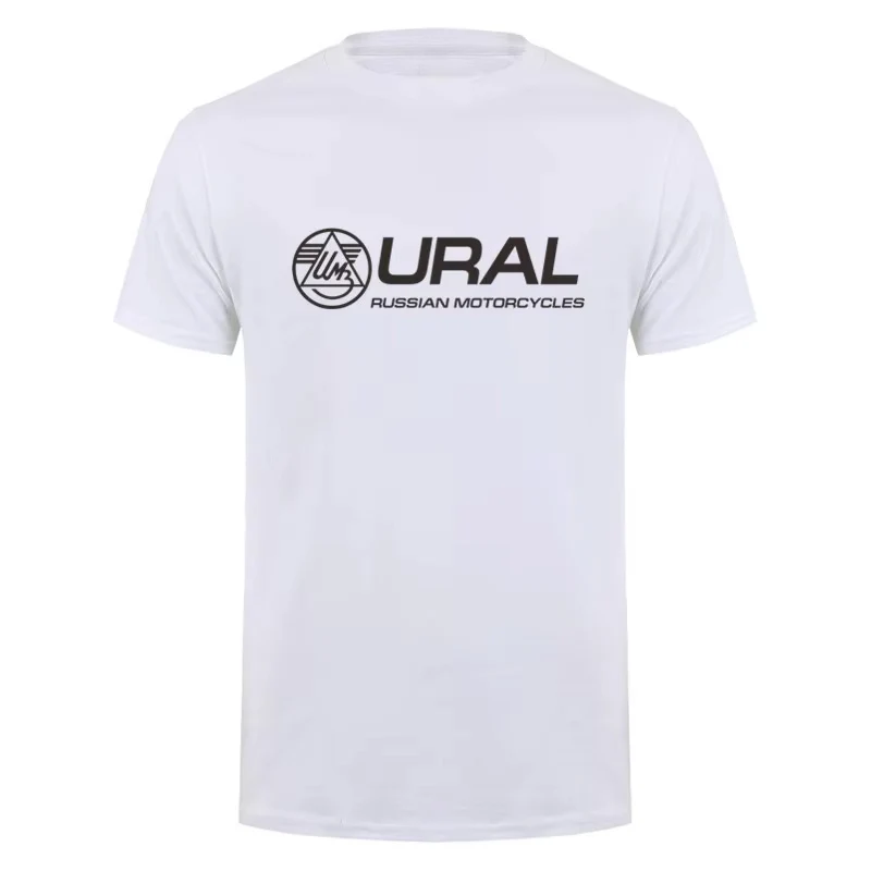 

Outdoor Summer Ural Motorcycle Design Printing Mens T shirt High Quality Comfort Cotton Short Sleeved Breathable Men's Clothing