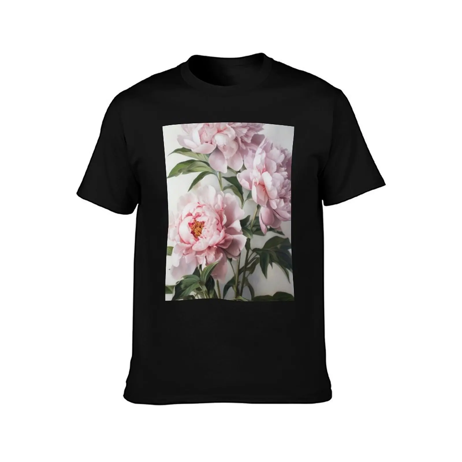 Pink Peonies T-Shirt gifts for boyfriend new gifts and t-shirts Funny t-shirt men t shirts