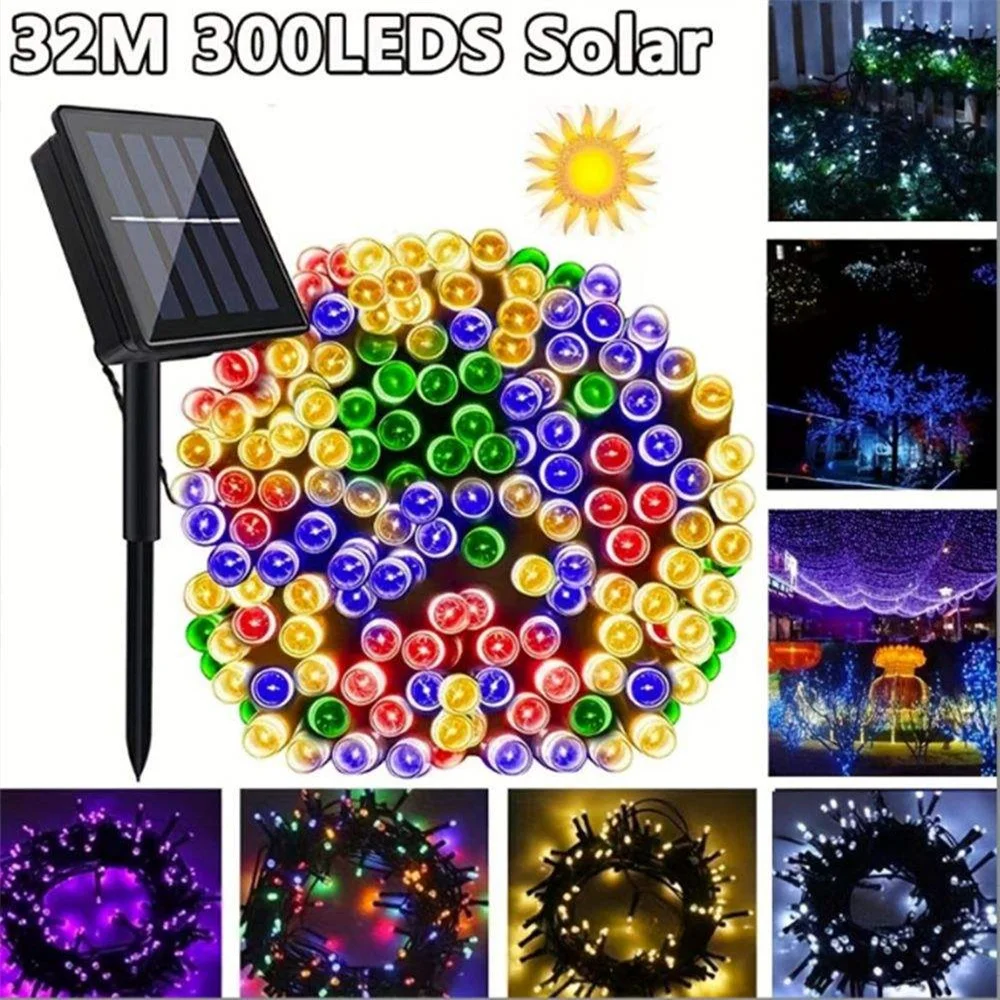 

Solar Light String Solar Decorative LED Outdoor Courtyard Decorative Lawn And Fence Decorative Light String Outdoor Multi-mode