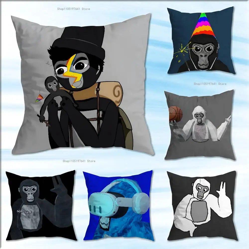

Monkey G-Gorilla TagS Game Pillow Case cute cartoon anime peripheralsBedroom Sofa Decorative Cushion Cover Soft Cushion Cover