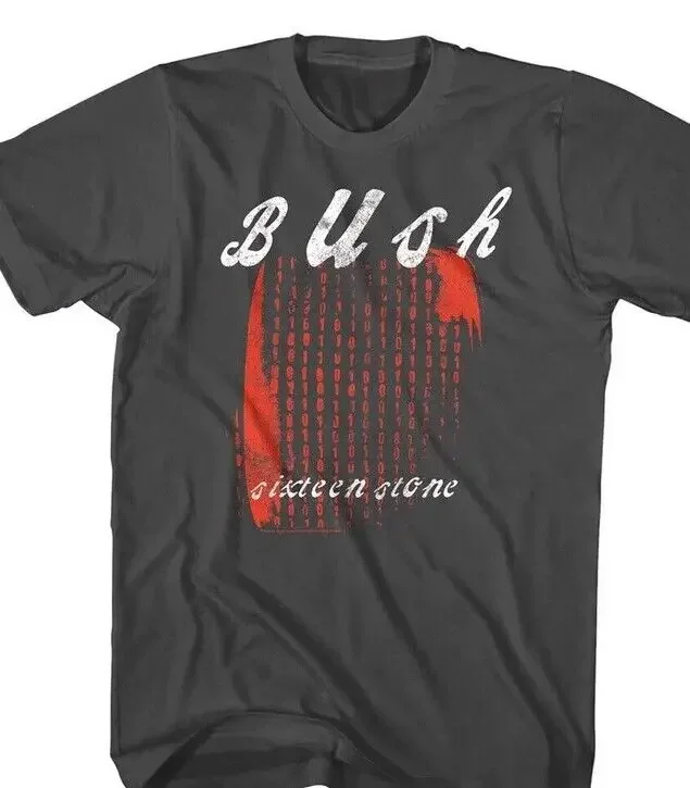 Remake 90s Bush Sixteen Stone T Shirt Grunge Rock Band TE4607 long or short sleeves