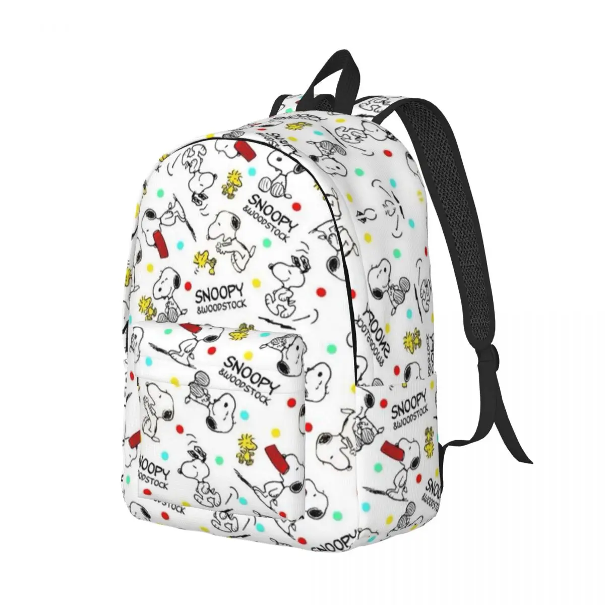 Sac à dos en toile élégant Snoopy – Sac à dos confortable et spacieux pour le travail, l'extérieur et les voyages du week-end