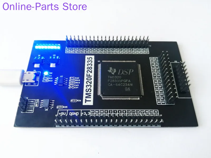 TMS320F28335 DSP Development Board USB to Serial Port to CAN Communication