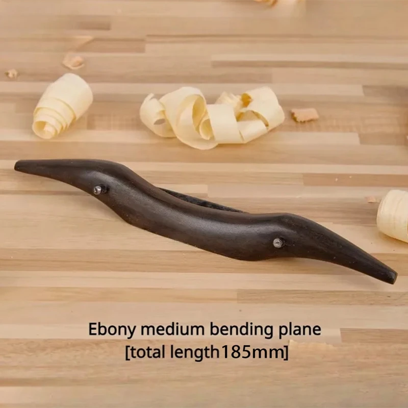 Mini Bird Planer Woodworking Wood DIY Trimming Chamfering Steel Planing Tool Small Spokeshave Plane Ebony