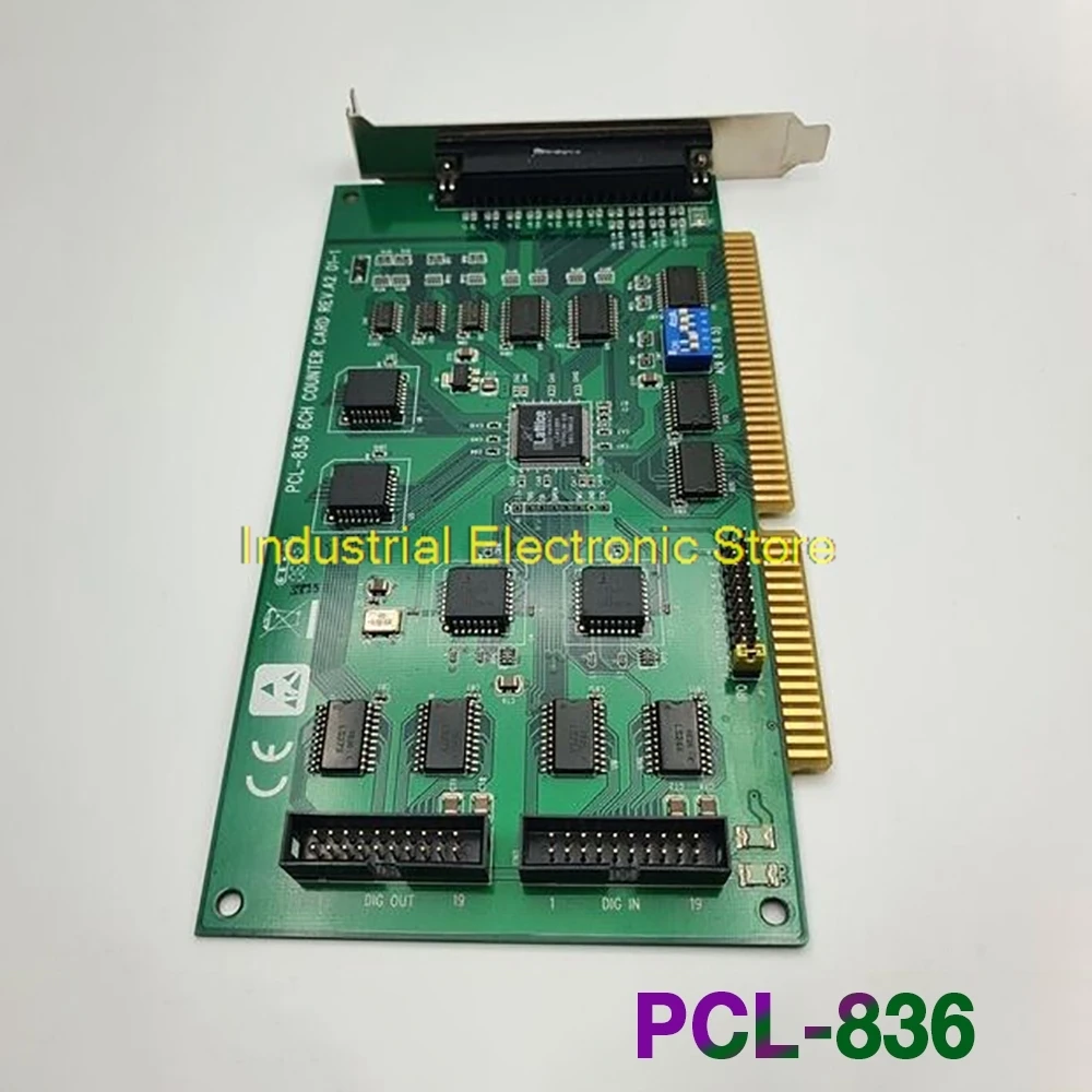 6CH COUNTER CARD REV.A2 For Advantech Multifunctional Data Capture Card PCL-836