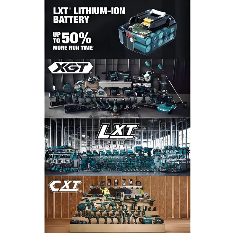 

Makita 18V lithium battery 6Ah with type-c port 65W input/output suitable for Makita BL DTD DTW DAS DDF TW GA TD in the model