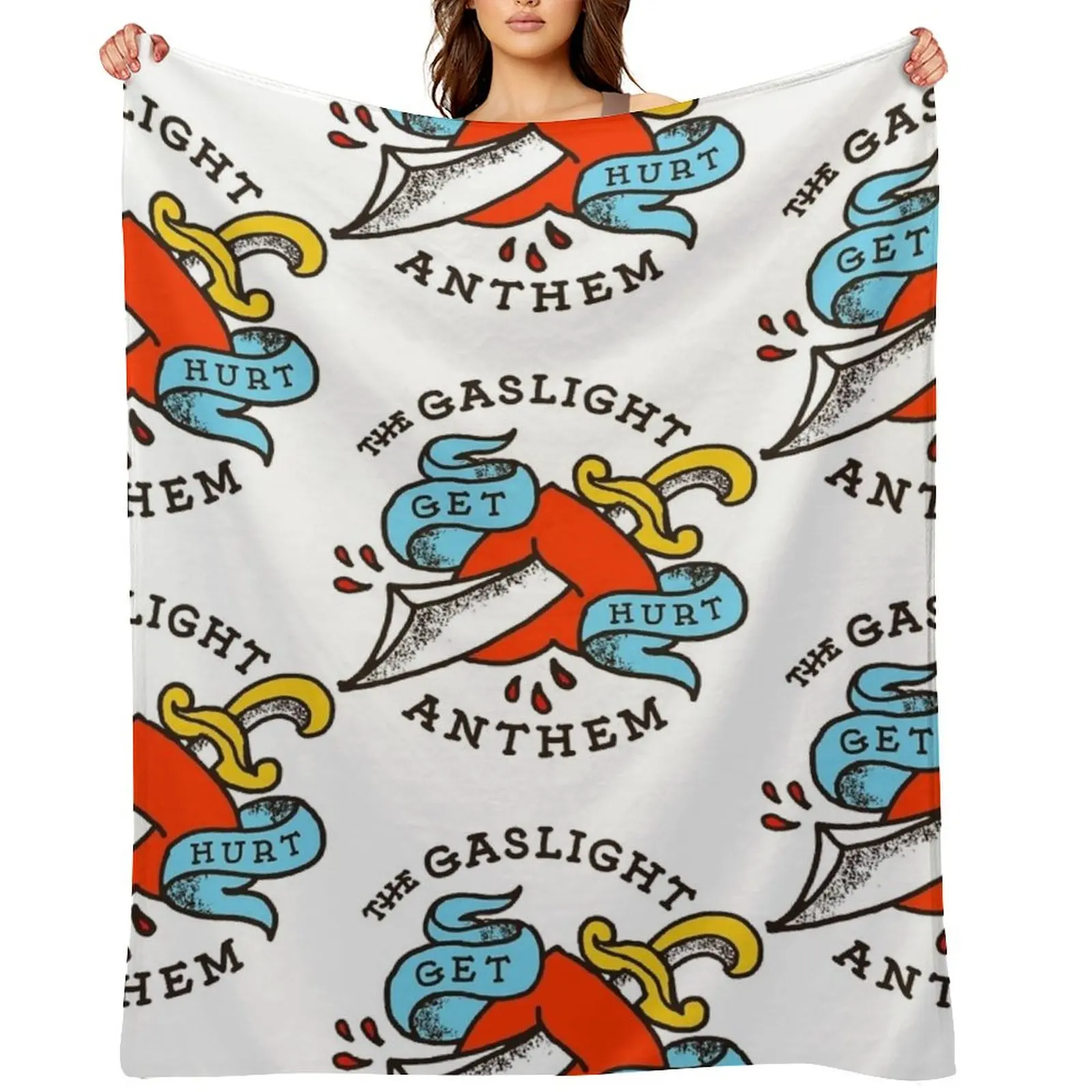 

The Gaslight Anthem Throw Blanket Extra Large Throw Decorative Sofas warm for winter Travel Blankets