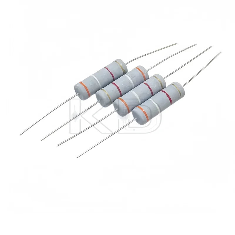 10PCS 3W 5% Carbon Film Resistor CFR Wire Wound Resistor Fuse Winding Resistance 0.1R 0.47 0.51 10 22 33 47 51 220 330 470 510