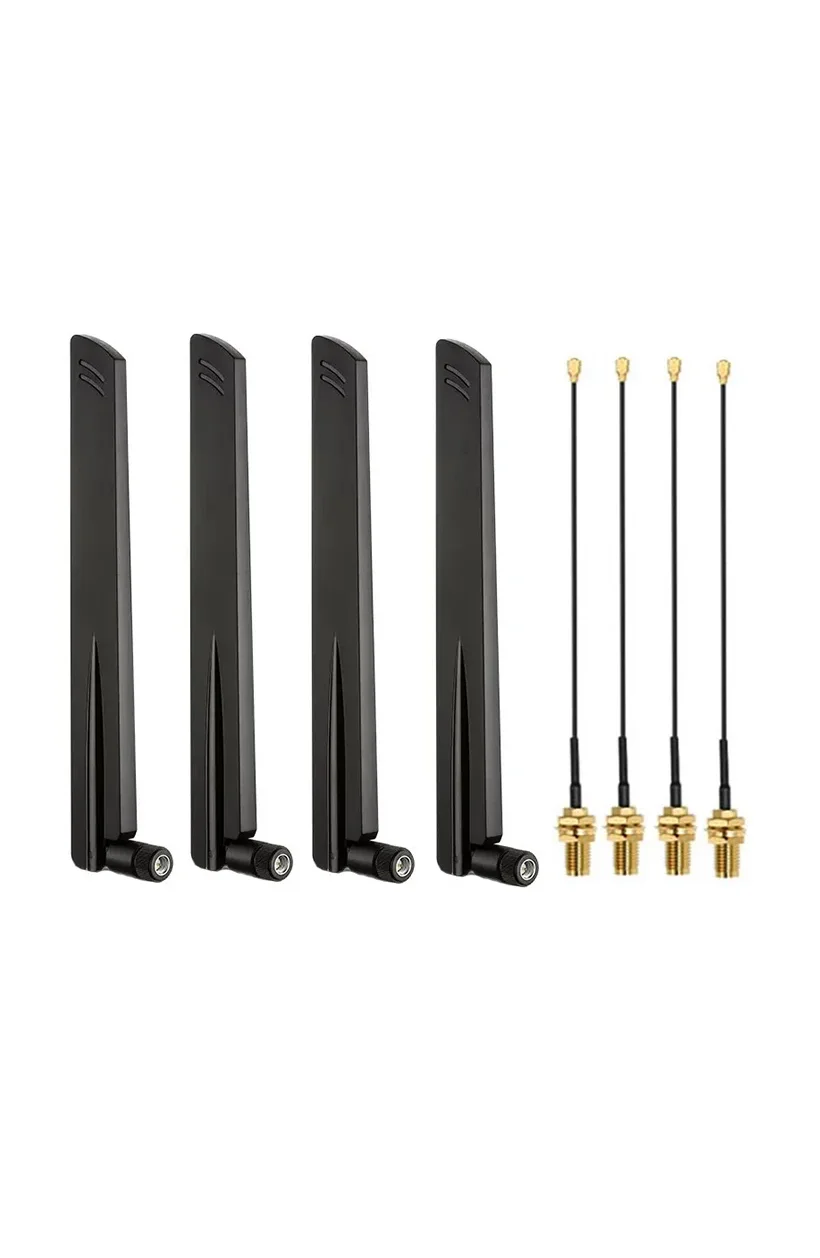 4Pcs Quectel YE0001BA 5G Antenna 600-6000MHz SMA Male / YM0004AA IPEX4 Pigtail/ both For FM190W-GL RM521F-GL RM502Q-AE