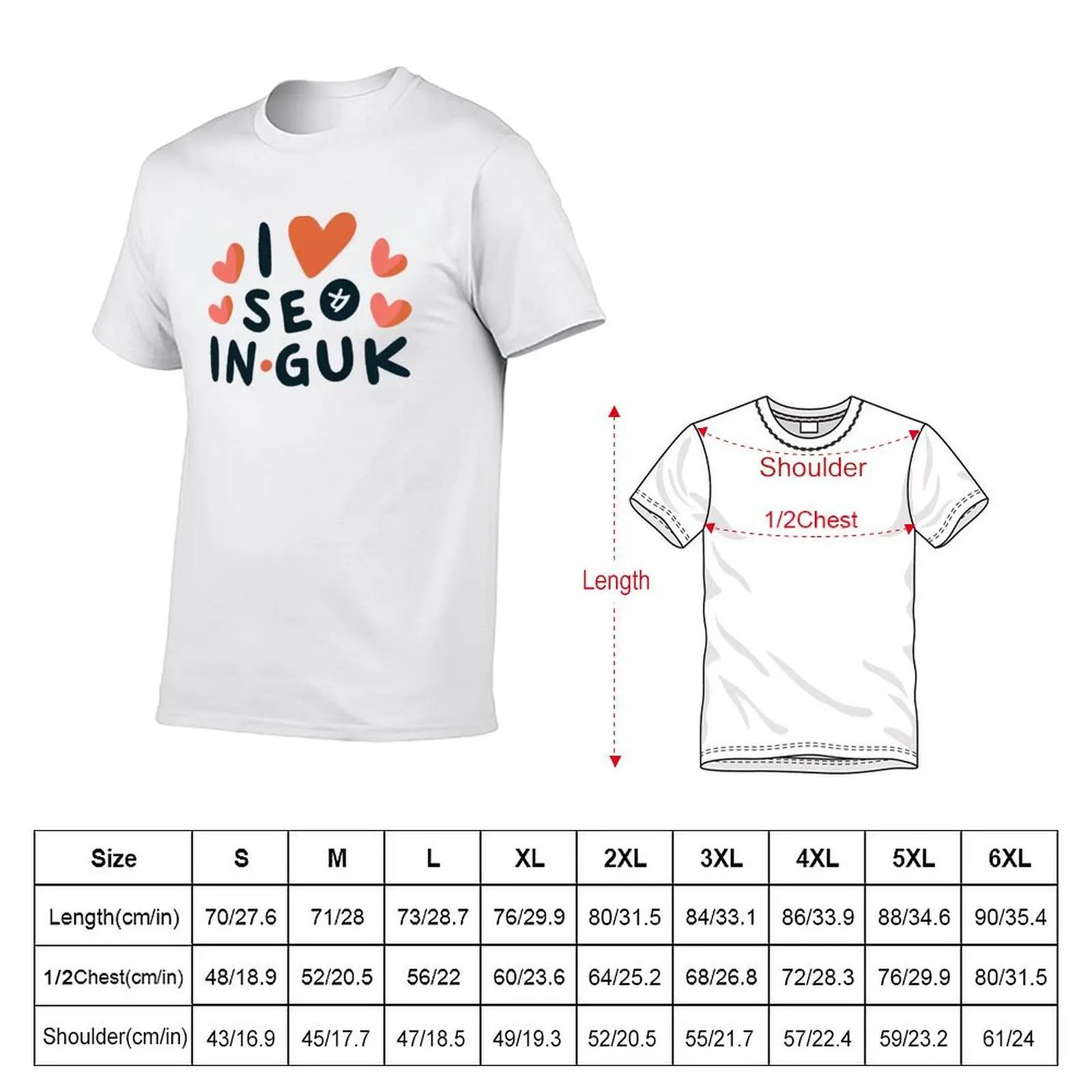 I Love Seo In Guk T-Shirt Mechanic Work Tee Shirt