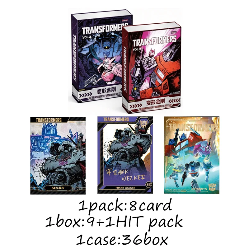Wholesale KAYOU Transformers Energy Critical Collection Card Hyper Boost Pack Wave 2 Anime Collectible Trading Cards Gift