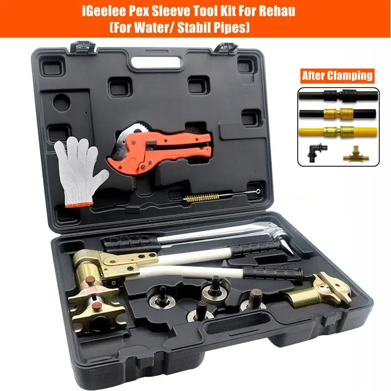 PEX-1632 Pex Clamping Slipping Tool for 16-32mm Rehau System Fits Flex Stabil Water System Professional Plumbing Tool EU Warehou