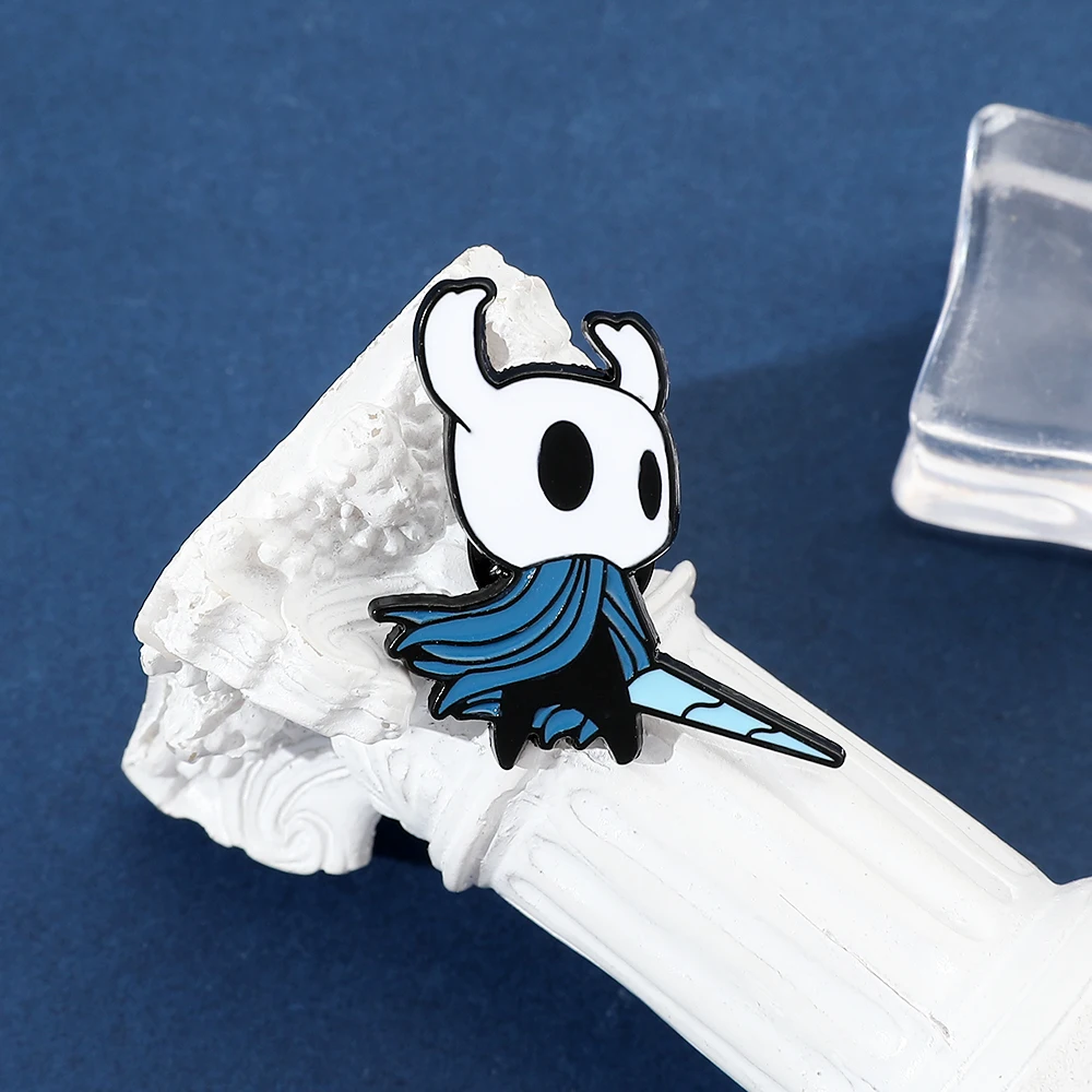 Classic Game Hollow Knight Enamel Lapel Pins Cartoon Metal Brooch Jewelry for Women Men for Hat Backpack Badge Pins Kids Gifts