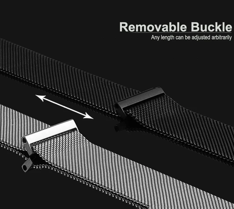 Ремешок Магнитный из нержавеющей стали для Huawei Honor Magic Watch 2 46 мм 42 мм, браслет для Huawei Watch GT 3 2 Pro 42 мм 46 мм