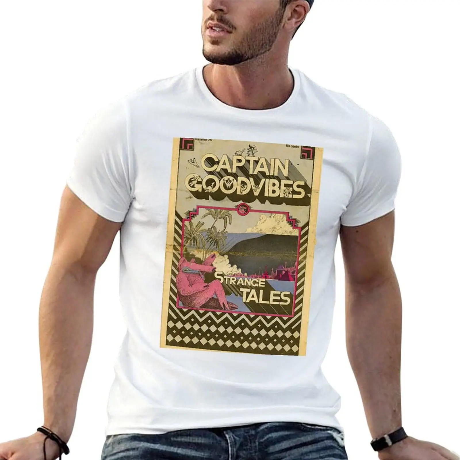 captain goodvibes T-Shirt anime t shirts oversize anime t shirts for man t shirts for man pack cotton T-shirt