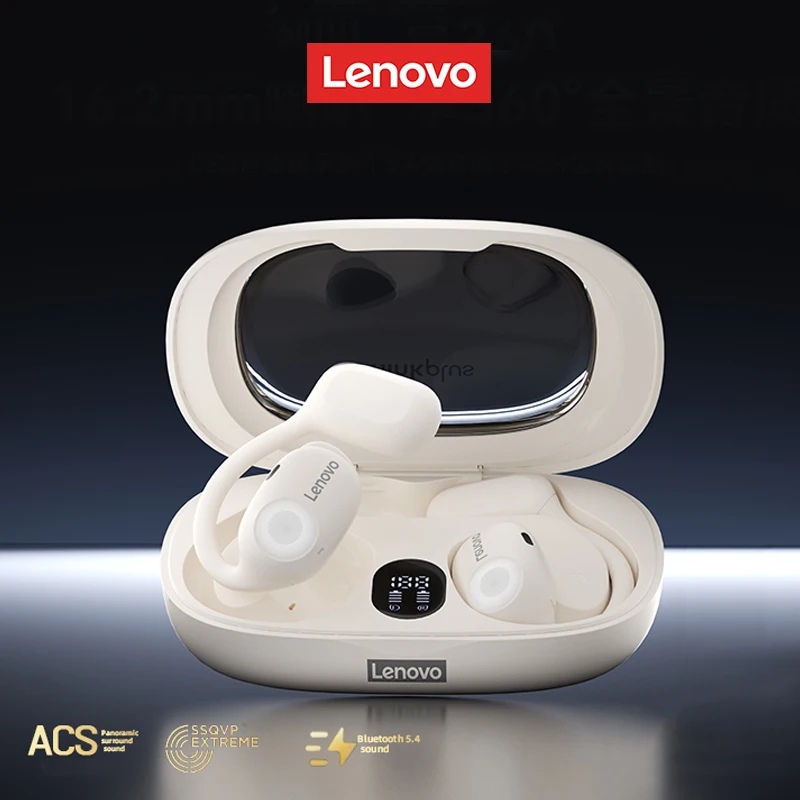 Lenovo Earphone Bluetooth Wireless Sport Earphones Low Latency Gaming Headset HD Call Ear Hook Earbuds Choice XT80 LP75 New