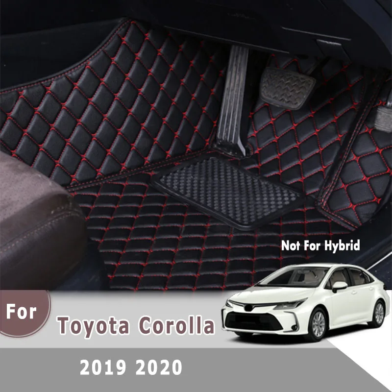 

Коврики для пола автомобиля (RHD) для Toyota Corolla E210 2019-2024, кожаные, аксессуары для интерьера авто