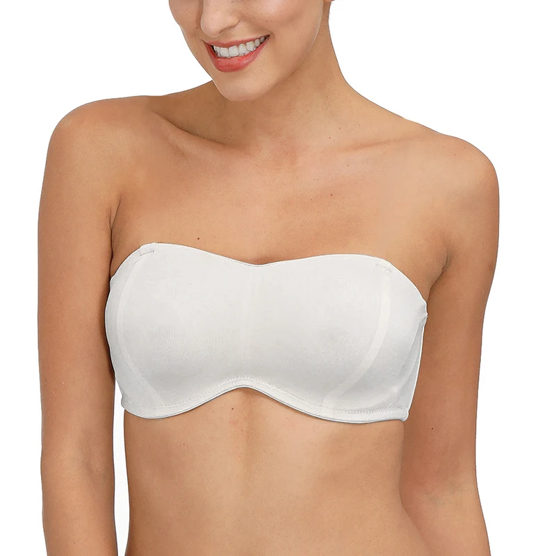 

New Women Strapless Bras Wire Bone Padded Full Cups Adjusted Convertible Multiway Sexy Lingerie Movable Underwear