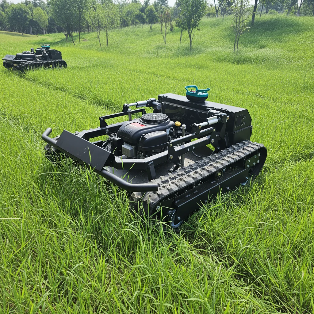 

New Design Cheap RC Tracked Mower Crawler Type for Garden Farm and Home Use