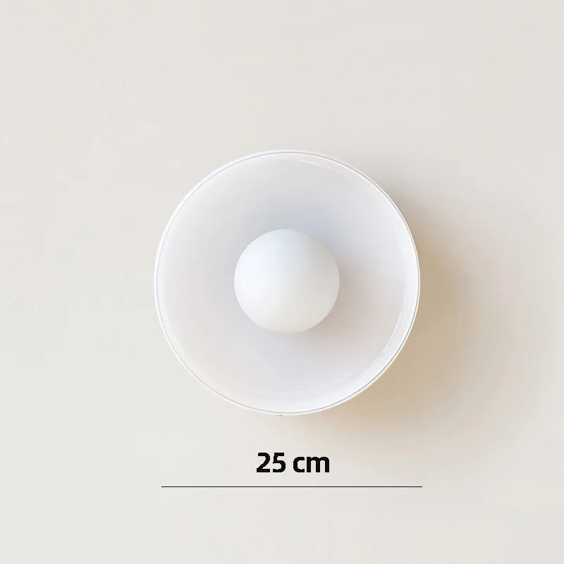 Nordic Glass Ceiling Light Single Head G9 Lamp Source Wall Lamp For Entryway Hallway Aisle Balcony Living Room Bedroom Fixtures
