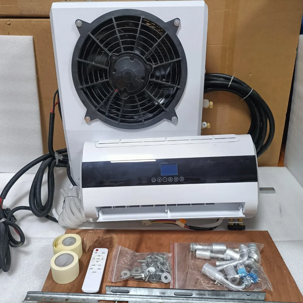 12V Automotive Air Conditioning Tools Roof air conditioners and heaters with windshields for vehicle air conditioning systems