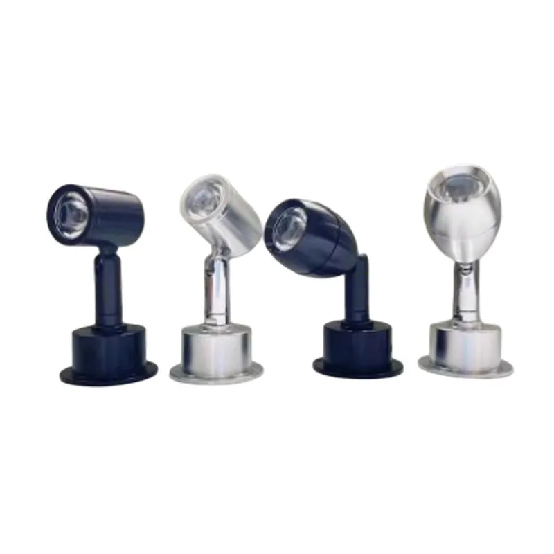 

Surface Mounted MINI LED Cabinet Spotlights 220V DC12v Kitchen Puck Lighting for Jewelry Showcase Model Spot Light Wall Lamp
