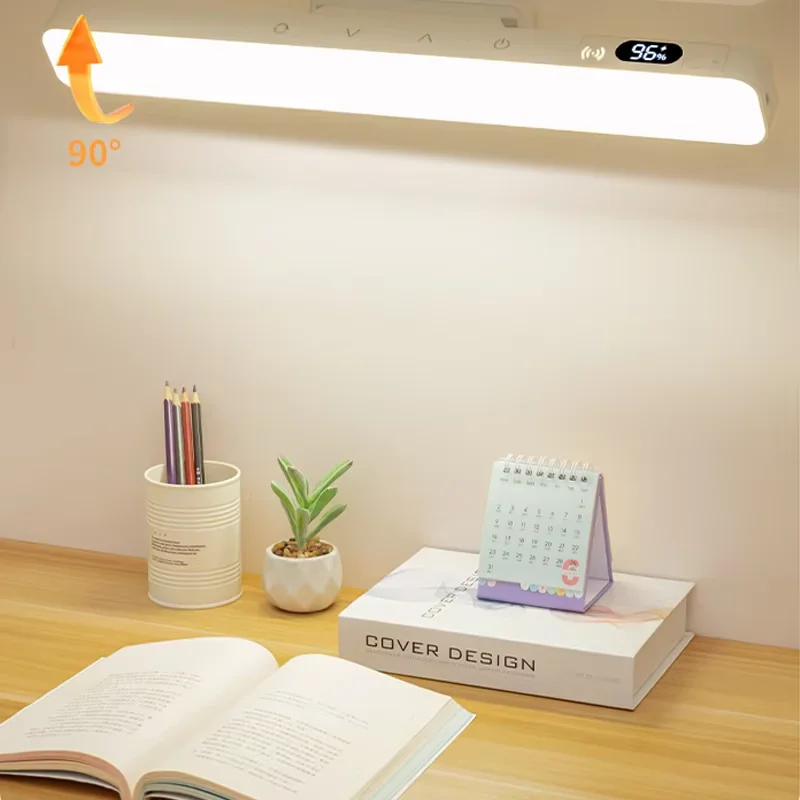 Touch Table Lamp Magnetic Desk Lamp Bulit-in 2500mAh Battery for Reading Cabinet Mirror Bedside Rechargeable Night Lights