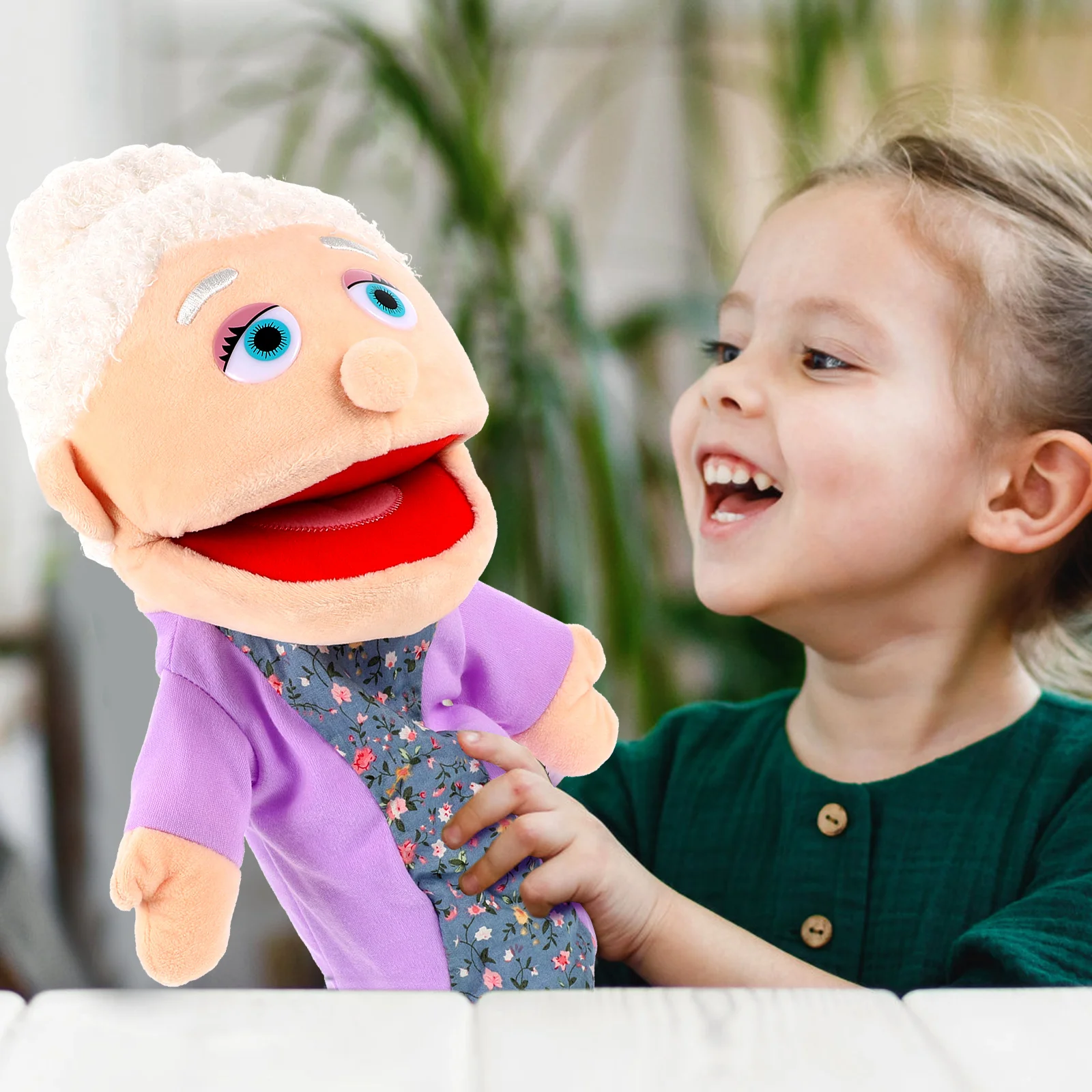 Charakter-Handpuppe, Badespielzeug für Kinder, weiche Figur, dekorative Baumwolle, Geschichtenerzählen, lebensechtes Baby, Storytime DIY