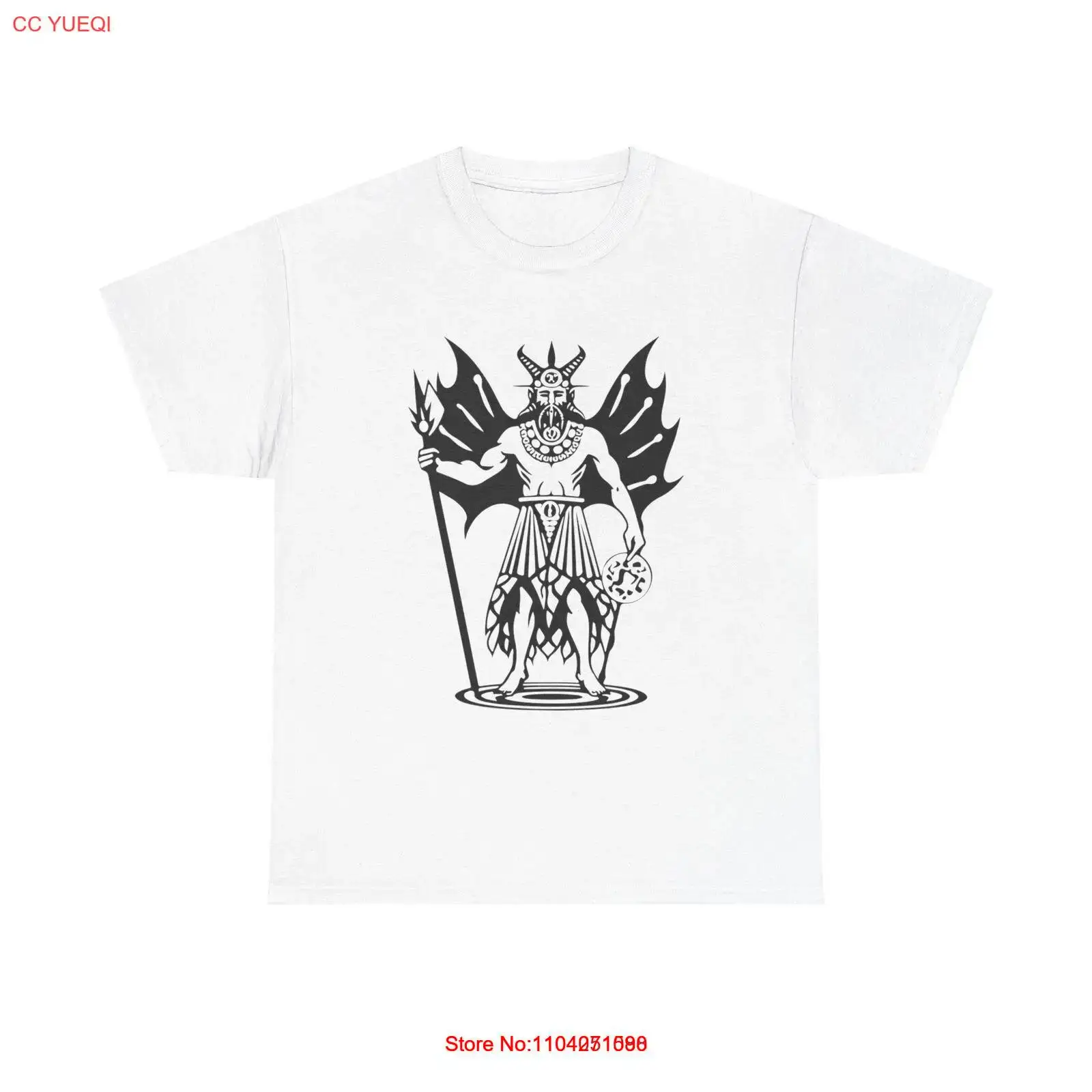 Mythical Deity T-Shirt - ancient folklore cool tribal beelzebub dark baal demon