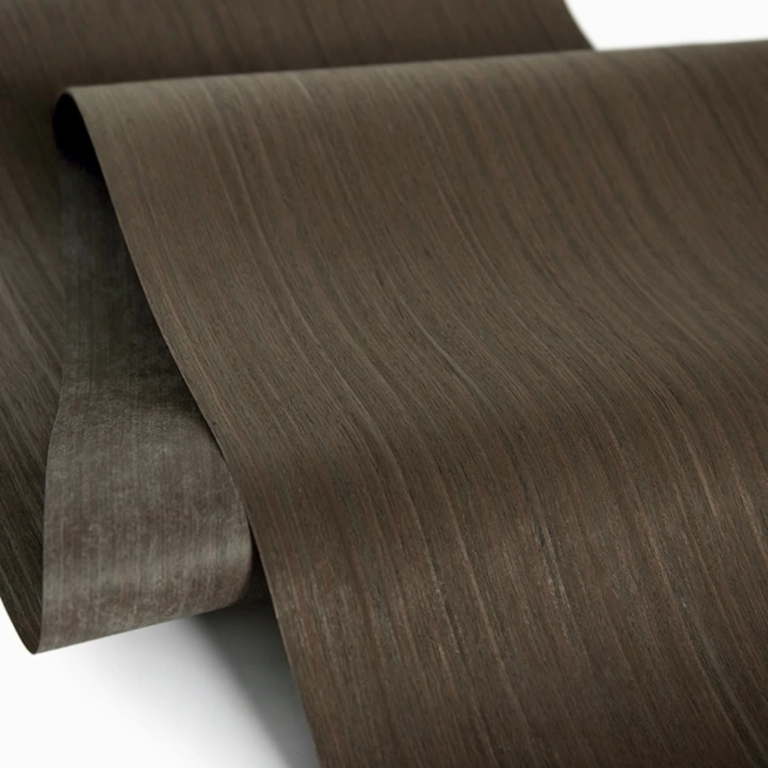 

58x250 см черный дубовый восстановленный деревянный шпон для ремонта мебели, украшения стен, панели шкафа, проекты дизайна интерьера