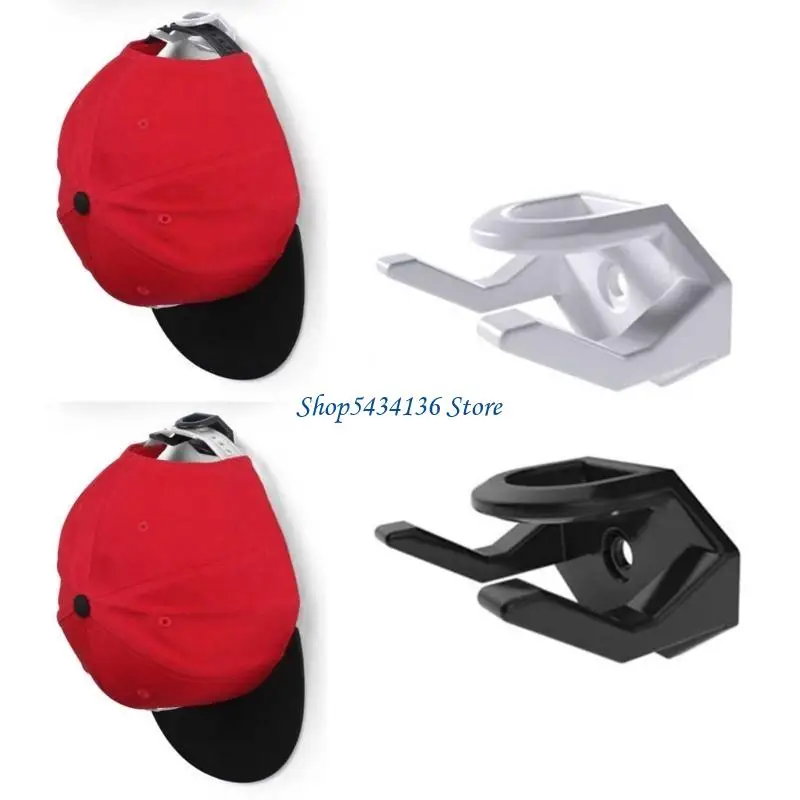 H7ED Upgraded Baseball Hat Hook Hat Rack Hook Traceless Hat Hook Simple Earphone