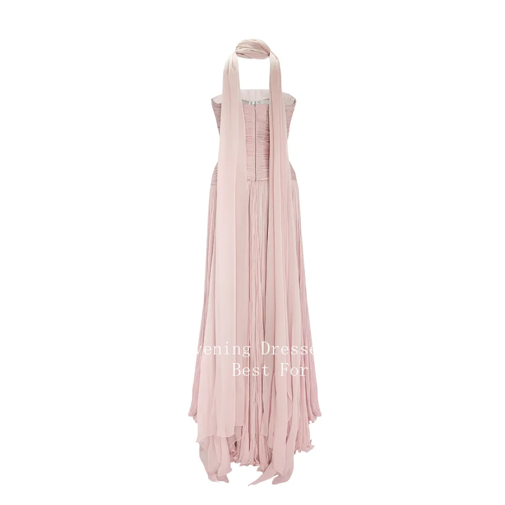 Verngo Light Green Simple Prom Gown Strapless A Line Chiffon Formal Occasion Dresses Elegant Prom Party Dress Customized