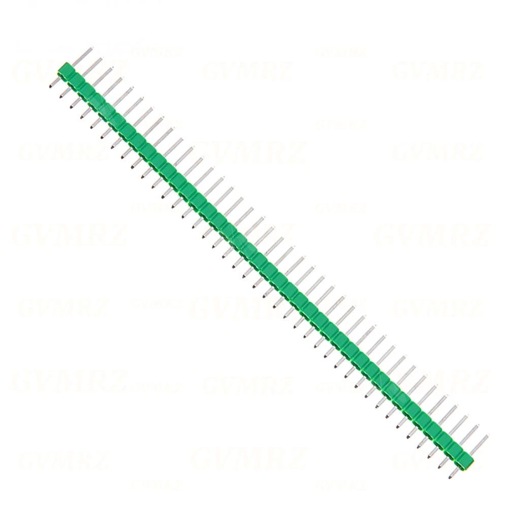 10PCS 1X40Pin Breakable Pin Header 2.54mm Single Row Male Header Connector PCB Pin Strip for Arduino Yellow Red White Black