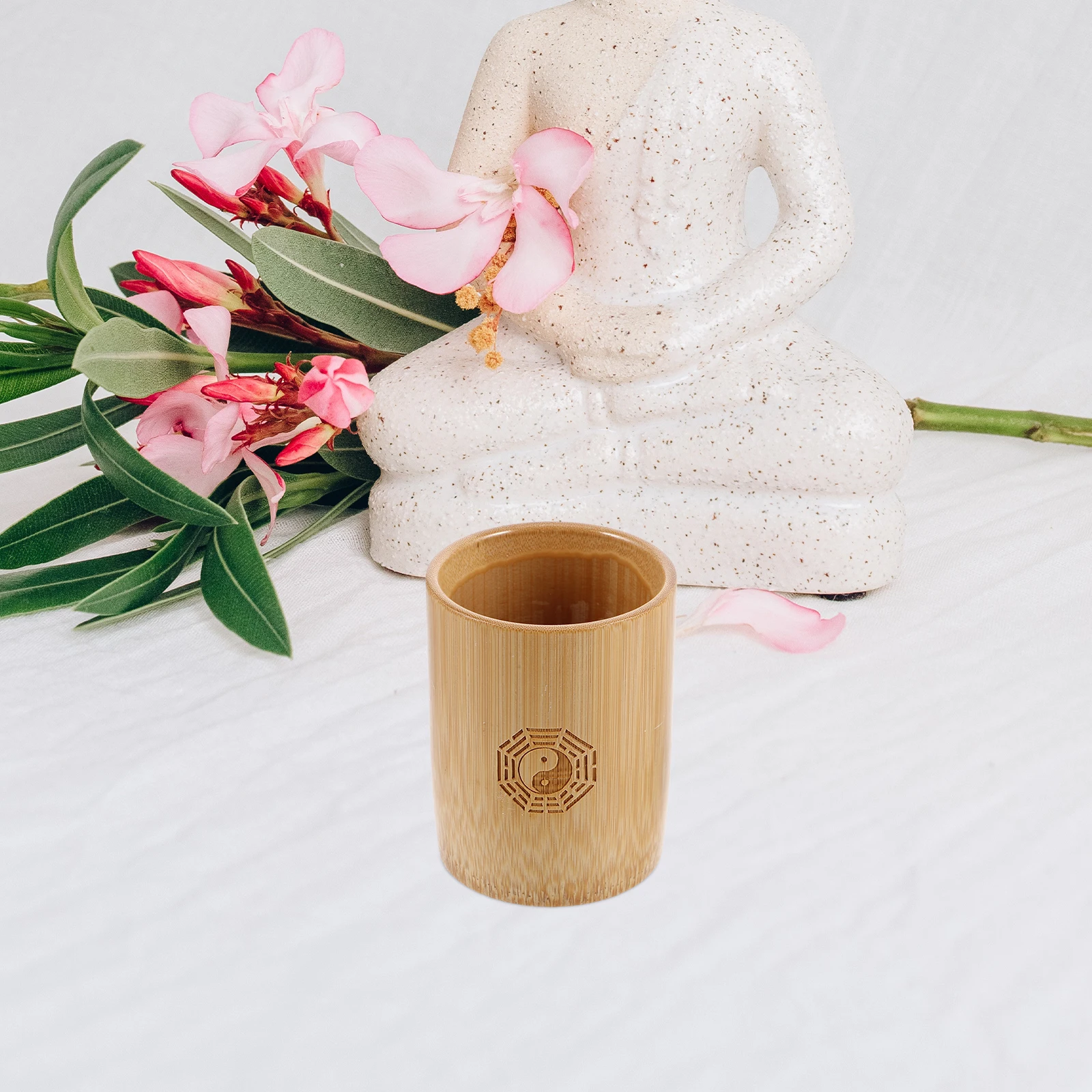 

Bamboo Stick Bathroom Storage Books Divination Cup Chinese Retro Decor Organizer Tools