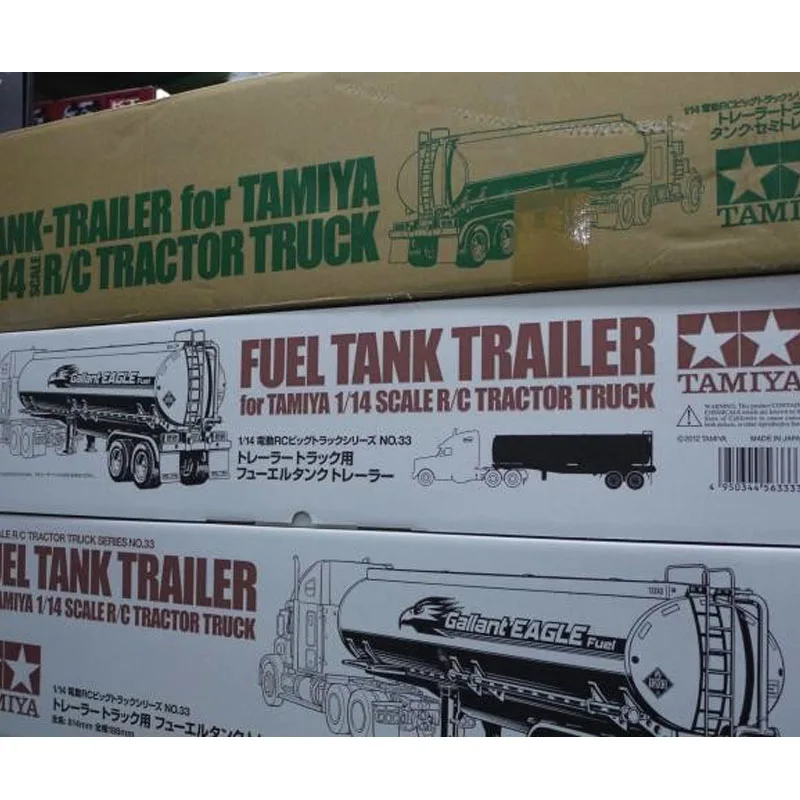 Tamiya Tractor Tractor 56333 New 1/14 Oil Tanker Trailer Metal Tank for RC Truck Model Boy Toys