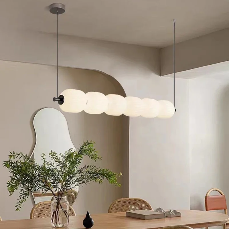 Imagem -03 - Nordic Simplicity Led Pendant Lights Luminária Suspensa para Sala de Estar e Jantar Mesas de Comida Lustre de Cozinha Decoração de Casa